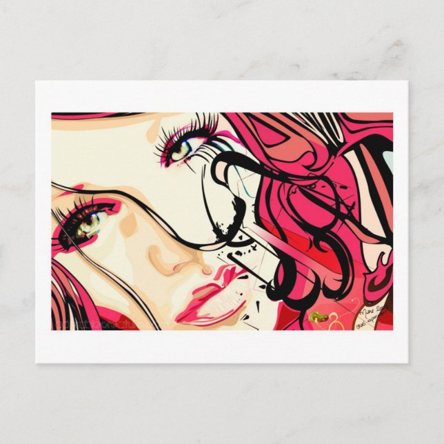 Cartão postal de ensaio em cruel (Frente)