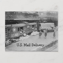 Cartão Postal de Entrega de Correio dos EUA
