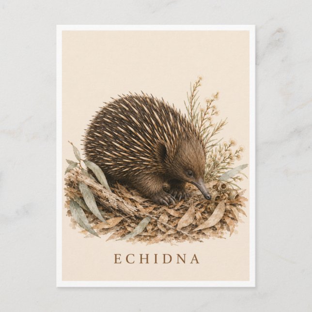 Cartão Postal de Equidna | Edição Bush (Frente)