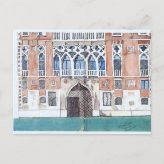 cartão postal de esboço de Veneza