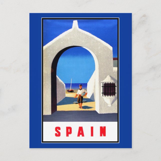 Cartão postal de espanha (Frente)
