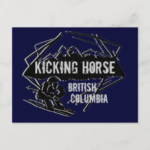 Cartão postal de esqui Kicking Horse na Colúmbia B