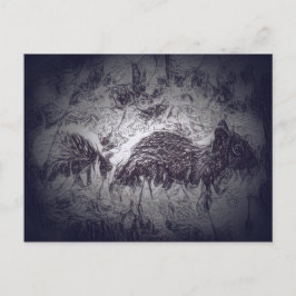 Cartão postal de esquilo - Animais de quintal