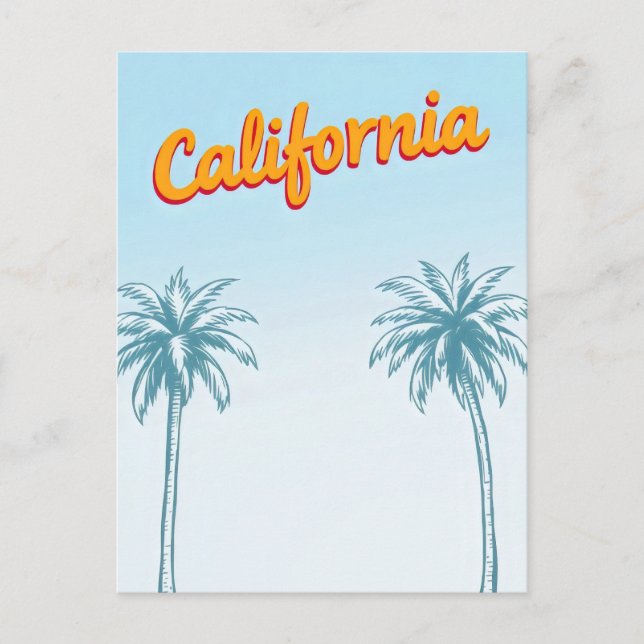 Cartão postal de estilo cômico da Califórnia (Frente)