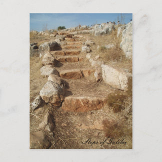 Cartão postal de etapas da Galileia