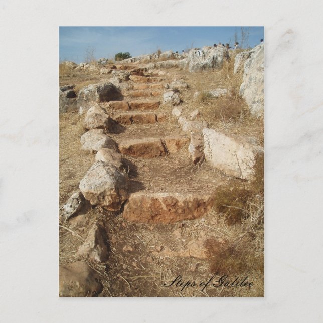 Cartão postal de etapas da Galileia (Frente)