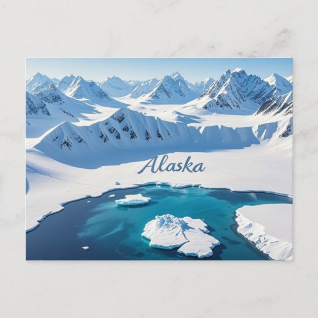 cartão postal de exibição alaska (Frente)