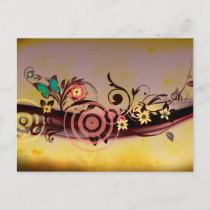 Cartão postal de explosão de primavera