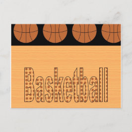 Cartão postal de fã de basquete