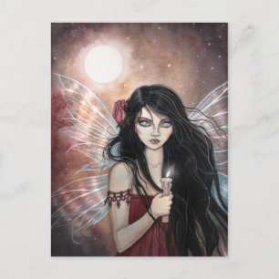 Cartão Postal de Fadas Fantasia Crepúsculo Terroso
