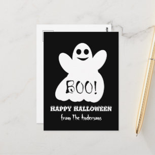 Cartão Postal de Fantasma de Halloween