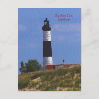 Cartão postal de farol grande