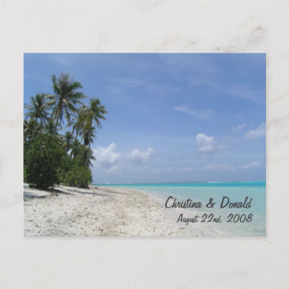 Cartão Postal de Favor de Casamento 2Personalizado