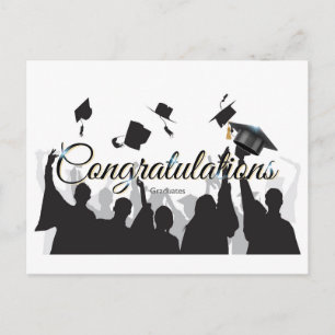 Cartão postal de felicitações ao graduado