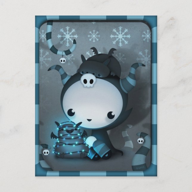 Cartão postal de Feliz Hollidays Maléfica (Frente)