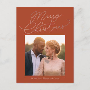 Cartão postal de Feriado de COR EDITÁVEL de Mensag