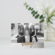 Cartão postal de feriado de feliz