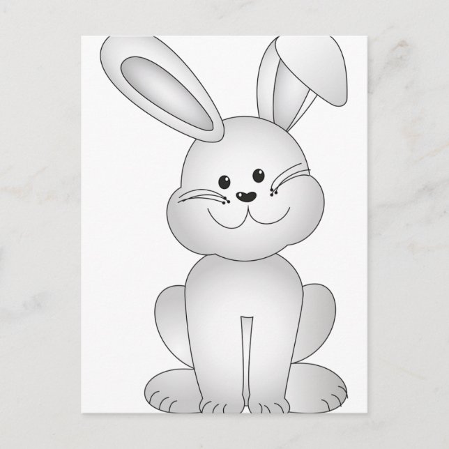 Cartão postal de feriado de páscoa (Frente)