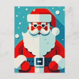 Cartão postal de feriado para Papais noeis delicio