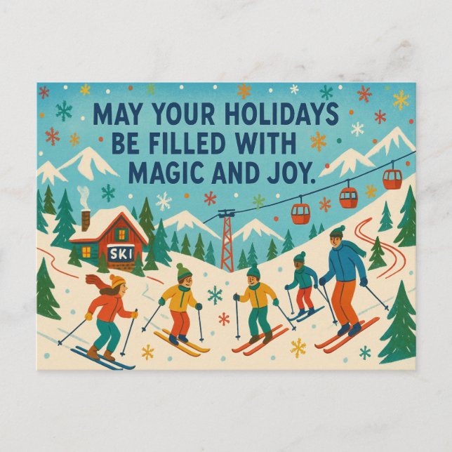 Cartão postal de FÉRIAS (Frente)