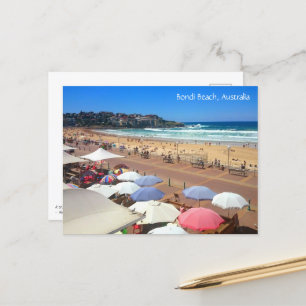 Cartão postal de Férias Bondi Beach, Austrália 