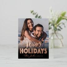 Cartão Postal de Férias com Foto Personalizado em 