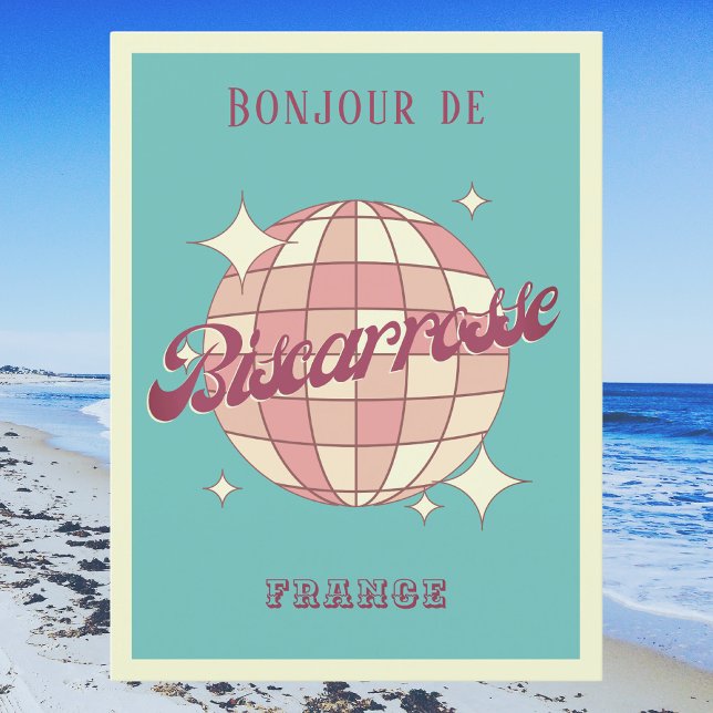 Cartão postal de férias da Biscarosse France (Criador carregado)