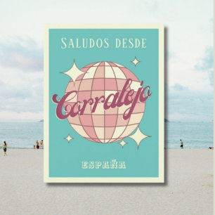 Cartão postal de férias de Espanha Corralejo