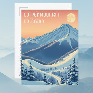 Cartão postal de férias de Esqui da Copper Mountai