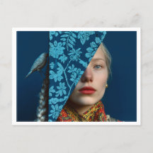 Cartão postal de férias de inverno na Escandinávia