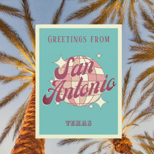 Cartão postal de férias de San Antonio Texas
