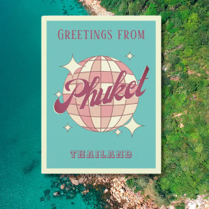 Cartão postal de férias Phuket Thailand