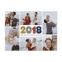 2018 | colorido | cartões-postais