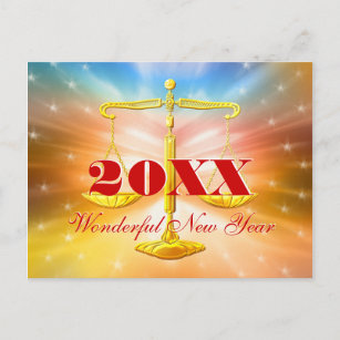 Cartão Postal De Festividades 201X Maravilhoso Ano Novo   Serviço Jurídico