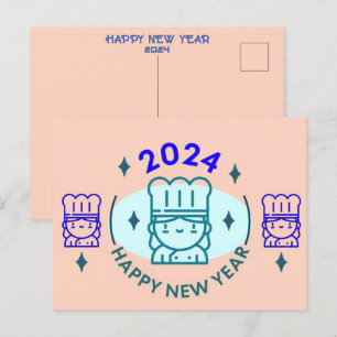 CARTÃO POSTAL DE FESTIVIDADES 2024 REPRODUÇÃO DE NATAL NO NOVO ANO