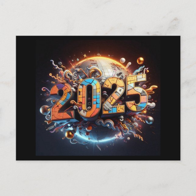 CARTÃO POSTAL DE FESTIVIDADES 2025 (Frente)