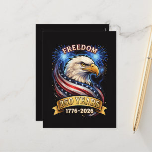Cartão Postal De Festividades 250º Aniversário EUA 1776-2026 Patriótico American