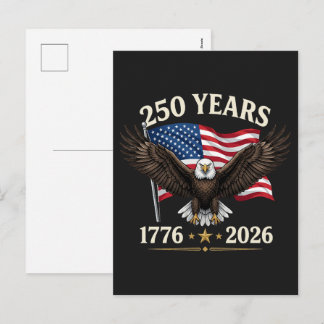 Cartão Postal De Festividades 250 Aniversário EUA