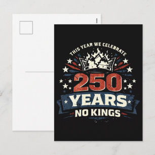 Cartão Postal De Festividades 250 Anos Sem Reis Patriota