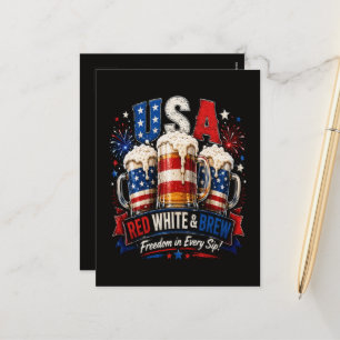 Cartão Postal De Festividades 4 de julho américa 250º