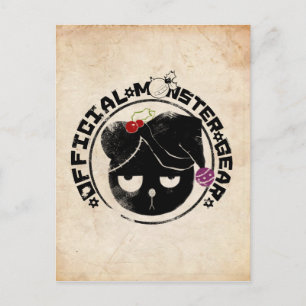 Cartão Postal De Festividades 4 Little Monsters - Michael Holiday Logo