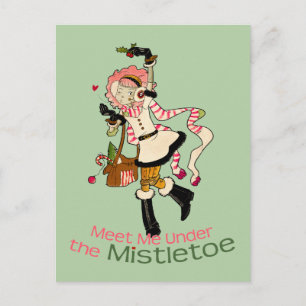 Cartão Postal De Festividades 4 Little Monsters - Nessa Holiday