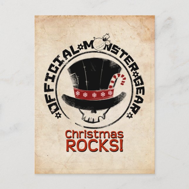 Cartão Postal De Festividades 4 monstro pequenos - feriado de Andy (Frente)