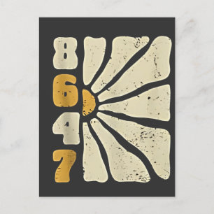 Cartão Postal De Festividades 86 47 Anti Trump Funny Floral Humor