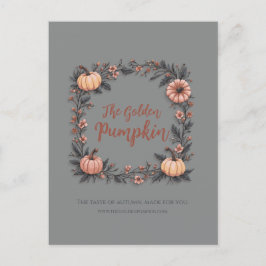 Cartão Postal De Festividades A Abóbora do Ouro