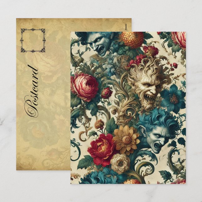 Cartão Postal De Festividades A Anarquia Arcana - Vitoriana Gótica (Frente/Verso)