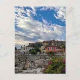 Cartão Postal De Festividades A bela e colorida Atenas