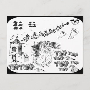 Cartão Postal De Festividades A Cerimônia Assombrada -