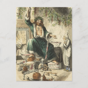 Cartão Postal De Festividades A Christmas Carol: Scrooge's Third Visitor