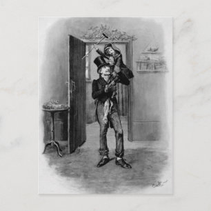 Cartão Postal De Festividades A Christmas Carol: Tiny Tim